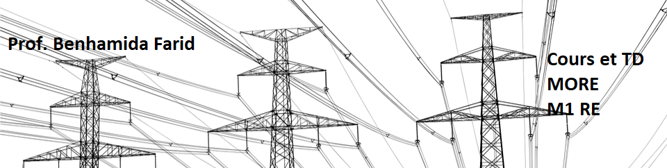 C+TD Modélisations et optimisation des réseaux électriques