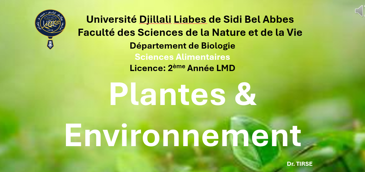 Plantes & Environnement