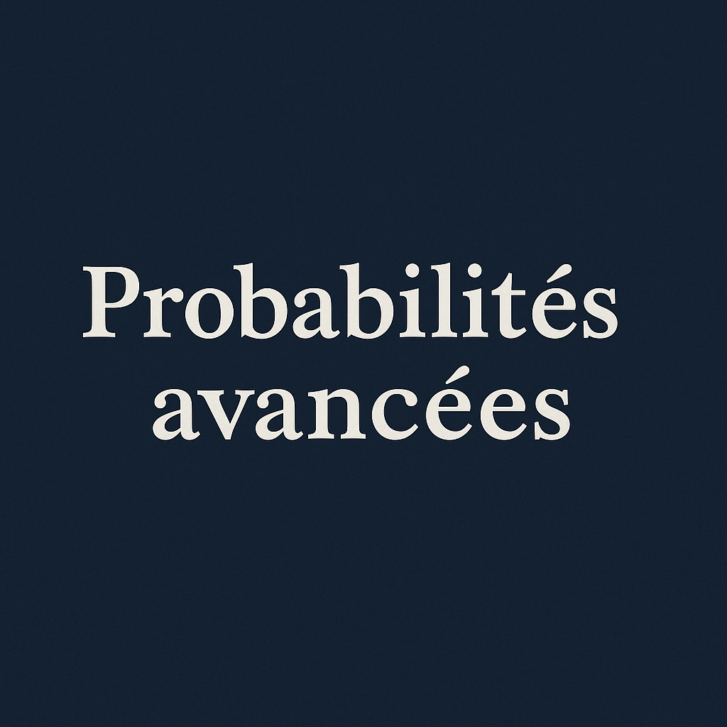 Probabilités avancées